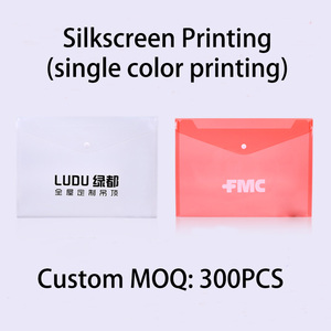 Sản xuất tùy chỉnh không thấm nước <span class=keywords><strong>PP</strong></span> in PVC tài liệu thư mục tập tin - Product Image 3