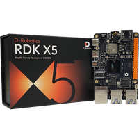 D-Robotics RDK X5 Kit de desarrollo 4GB/8GB A55 10TOPs AI Computing 8GB RAM Ubuntu 22,04 Compatible con Transformador Electrónica de consumo
