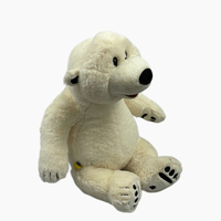 Peluche Ours Mignon en Gros, Matière Ultra Douce avec Conception de Coussinet pour les Pieds, Jouet en Peluche pour Enfants, Cadeau de Fête ou de Baby Shower