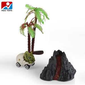 كرتون ديناصور موقف للسيارات ألعاب المنجنيق مصغرة سيارة سباق المسارات الغابة مغامرة سيارة لعبة المسار - Product Image 4