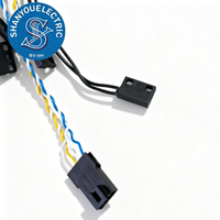 Kabel Harness Kustom Multiwarna Konektor Jantan Betina Tipe Twisted Pair untuk Perangkat Elektronik