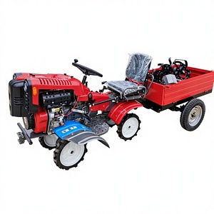 Cultivador Diésel de 15 HP, Refrigerado por Aire, 4x4, 192FAE, Motor con Bomba y Caja de Cambios, Garantía de 1 Año, Tipo 1 - Product Image 1