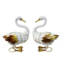 wholesale swan decorations metal Garden Decoration