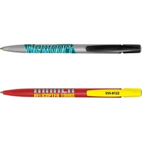 Vente chaude Simple Pas Cher BI C Promotion Logo Personnalisé Stylos À Bille Imprimés