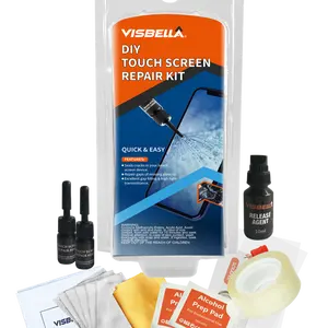 Kit de réparation de téléphone portable, Visbella, colle pour écran tactile lcd, nouvelle collection