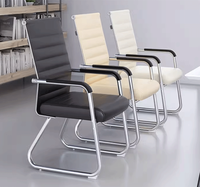 Vantervi Chaise visiteur de bureau de style design moderne Fauteuil en cuir pour personnel de salle d'entraînement à bas prix en cuir synthétique