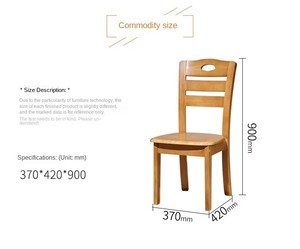 Set di 4 <span class=keywords><strong>Sedie</strong></span> da Pranzo di Lusso Moderne con Schienale, <span class=keywords><strong>Sedie</strong></span> Moderne <span class=keywords><strong>in</strong></span> <span class=keywords><strong>Legno</strong></span> per Scuola, Caffetteria ed Eventi, per <span class=keywords><strong>Soggiorno</strong></span> e Sala da Pranzo - Product Image 2
