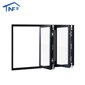 زجاج مزدوج حديث قابل للطي مع نافذة معزولة بمكونتين للاستخدام في الفيلا - Product Image 3