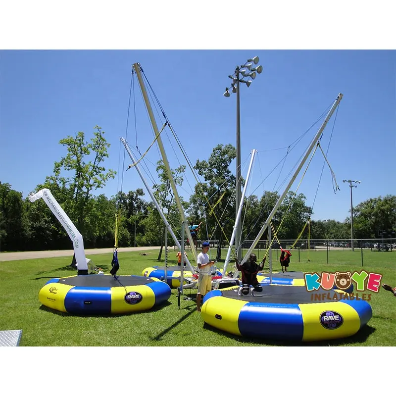 Bungee Trampoline Inflatable Nhảy Jumper Hệ Thống