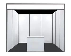 Hot sell 3*3*2.5m aluminium simple trade show booth/shell scheme booth/ modular booth