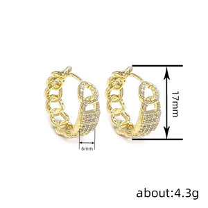 Orecchini a Cerchio Eleganti per Donne, Gioielli Minimalisti Chic alla Moda - Product Image 4