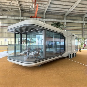 <span class=keywords><strong>Casa</strong></span> Cápsula Espacial Panorámica de Cristal, <span class=keywords><strong>Casa</strong></span> Modular Prefabricada Portátil de Lujo para Viajes, Campamentos y Hoteles - Product Image 1