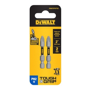   DWAF2PH2TG2 Juego de 2 Puntas de Impacto PH2 ToughGrip de 50 mm - Product Image 4
