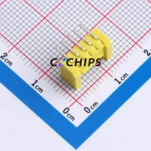 XY-HY2.0-5A21-YT Wire-to-Board Pin Header Bent Lead Through Hole,P=2mm Connector 1x5P 2mm Right Angle Insert HY - Product Image 2