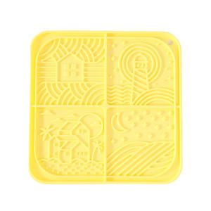 แผ่นรองเลียอาหารสุนัขซิลิโคน <span class=keywords><strong>Augus</strong></span> ชามอาหารแบบพกพาสำหรับสัตว์เลี้ยงขนาดเล็ก-ช่วยให้กินอาหารช้าลง - Product Image 4