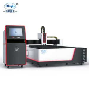 Rbqlty haute performance plate-forme unique feuille ouverte lit de découpe MAX Machine de découpe laser à fibre