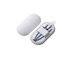 Boîte d'emballage en pulpe moulée écologique personnalisée pour câble de données USB, boîte d'emballage en pulpe de canne à sucre biodégradable pour accessoires électroniques