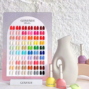 GOVANDI – Kit de vernis à ongles gel 60 couleurs, longue tenue, UV/LED, pour <span class=keywords><strong>manucure</strong></span> professionnelle et <span class=keywords><strong>nail</strong></span> art, vente en gros - Product Image 1