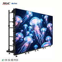 Layar LED Seamless Splicing P2.6 500x500 Pantalla Led Indoor Outdoor Panel Video Wall LED untuk Stan Pameran