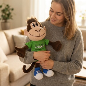 Produttore di Giocattoli in Peluche Personalizzati, <span class=keywords><strong>Scimmia</strong></span> di Peluche da 25cm Realizzata Secondo <span class=keywords><strong>Disegno</strong></span> o Foto - Product Image 4