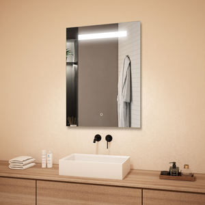 Modern Bathroom <b>Mirror</b> <b>with</b> <b>LED</b> <b>Lights</b> Touch and Sensor Switch for Villa-for <b>Makeup</b> & Toilets - Product Image 3