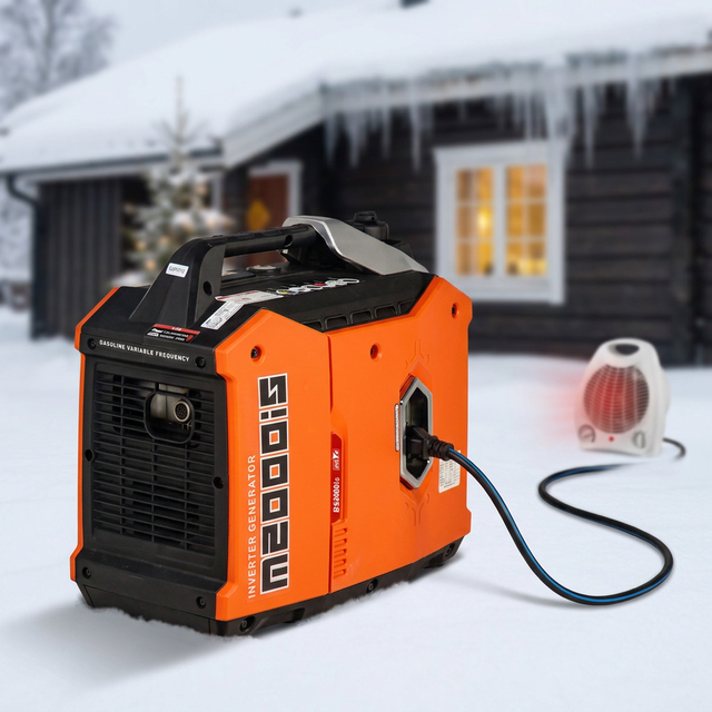 BISON(CHINA) Small 220V AC Portable Camping Outdoor 1800 2000 Watt Quiet Air-Cooled 4-Stroke Gasoline Manual Inverter Generator