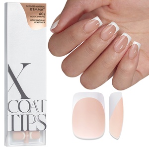Faux Ongles en Gros Courts Carrés Stiletto French Manucure en Gel Souple Couverture Complète Réutilisables Paquet en Vrac 150/160 Pièces - Product Image 3