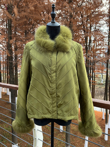 Manteau en <span class=keywords><strong>fourrure</strong></span> de renard de luxe réversible léger d'hiver Manches longues Doublure <span class=keywords><strong>lisse</strong></span> Vrai manteau en <span class=keywords><strong>fourrure</strong></span> de renard pour femmes Mode <span class=keywords><strong>fourrure</strong></span> - Product Image 2