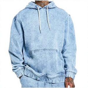 Sweat à capuche coupe-vent en coton 100% tissé, doublé, personnalisable avec logo, sans MOQ, vente en gros d'usine, pour femmes et hommes - Product Image 3