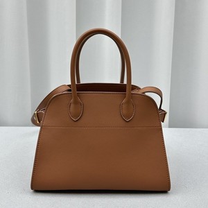 Sac fourre-tout haut de gamme Row <span class=keywords><strong>Margaux</strong></span> en cuir véritable avec doublure en coton, grande capacité, sac à main pour femme - Product Image 2