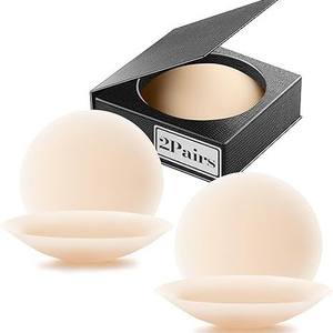 Sexy Silikon Wasserdichter Anti-Stoß Atmungsaktiver Abnehmbarer Unsichtbarer Brustwarzenaufkleber für Hochzeitskleider und Dünne Träger - Product Image 3