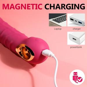 Consolador vibrador de punto G para mujer, potente estimulador de clítoris vaginal, sensación de piel suave, juguetes eróticos sexuales, productos para adultos - Product Image 5