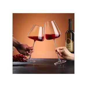 Fornitura diretta in fabbrica bicchieri da vino bordeaux di grandi dimensioni per uso domestico bicchieri usa e getta per la casa