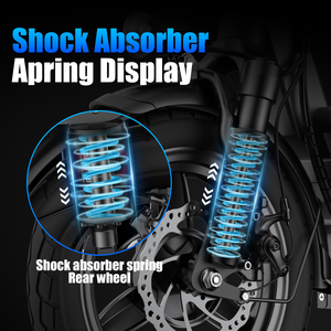 Monopattino Elettrico Pieghevole T3 per Adulti con Luci LED - Impermeabile ed Ecologico per il Trasporto del Ultimo Chilometro e lo Shopping (Disponibile negli USA) - Product Image 2