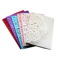 Suite d'invitations de mariage vintage bleues de luxe personnalisées, avec monogramme en relief, initiales du couple, cartes d'invitation de mariage