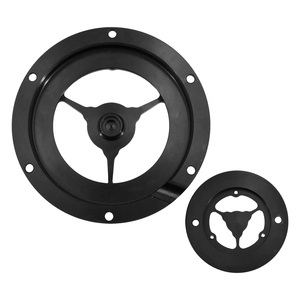 Cache-Derby CNC Noir Chromé 6 Trous en Aluminium pour Moto Harley Sportster XL <span class=keywords><strong>883</strong></span> 1200 2004-2016 <span class=keywords><strong>XR</strong></span> - Product Image 4