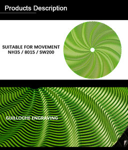 Đồng hồ quay số guilloche tấm khắc nhà sản xuất biểu tượng tùy chỉnh kích thước màu Tương thích với 8215 9015 SW200 nh35 2824 7750 - Product Image 3