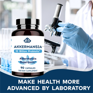 แคปซูลโปรไบโอติก OEM 10 พันล้านจุลินทรีย์ Akkermansia Muciniphila เกรดอาหาร บำรุงลำไส้สำหรับผู้หญิง - Product Image 4