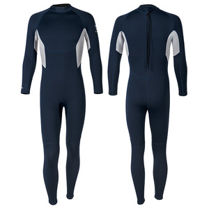 Combinaison de plongée en néoprène 3 mm pour homme, idéale pour le surf et la natation, anti-froid, anti-méduse, avec logo frontal, pour eaux chaudes et froides - Product Image 4