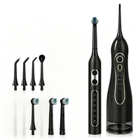 Ensemble Brosse à Dents Électrique Rotative Eisler et Irrigateur Buccal Portable 2-en-1, Kit de Nettoyage Buccal pour Adultes