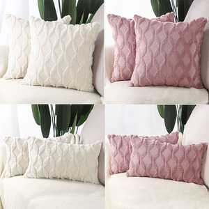 De algodón al por mayor casa tejido almohada <span class=keywords><strong>Boho</strong></span> borla de pelo insertado de Macrame <span class=keywords><strong>Boho</strong></span> almohada - Product Image 6