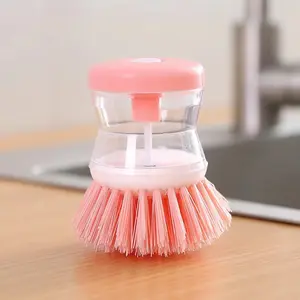 Sanga Household kitchen wash pot brush automatic liquid decontamination cleaning brush plus detergent brush wholesale