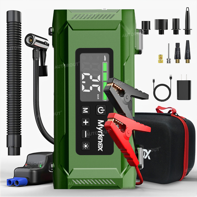 Portable Multifunction Power Station Air Compressor Jump Starter Vacuum Pump Blower Power Bank Emergency Work Light for Vehicles