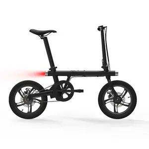 Hottech의 블랙 고품질 5 Pas 16 인치 두 바퀴 자전거 전기 자전거