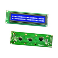 Russisches Schriftzeichen JXD2402A COB 24x2 STN Blaues Negatives LCD-Display ST7066/AIP31066 Treiber Hohe Helligkeit 118x36x14,5mm