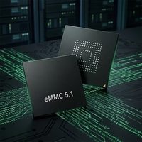 IC Nand Flash SSD Memori Flash Terbaru dari Pabrik EMMC 5.1/5.0/4.5 Chip Memori 128GB Nand Flash IC untuk Smart TV