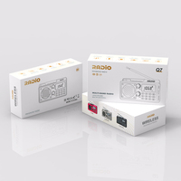 Sai Jia Q7 Tuner numérique portable Radio à ondes courtes AM FM SW multibande avec Flash USB et prise en charge du lecteur MP3 AUX