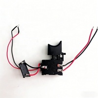 Interrupteur de contrôle de vitesse pour perceuse sans fil 7,2 V-24 V avec petite lumière, pour batterie au lithium