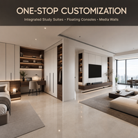 Ensembles de bureaux d'étude intégrés sur mesure, consoles flottantes, murs multimédias, solutions de mobilier pour toute la maison, OEM