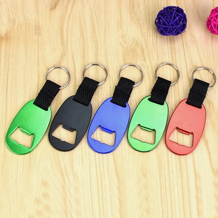 New Promotional Multifunctional Lanyard Multicolor Aluminum Beer Can Bottle Opener for Party Favor Wedding Favor